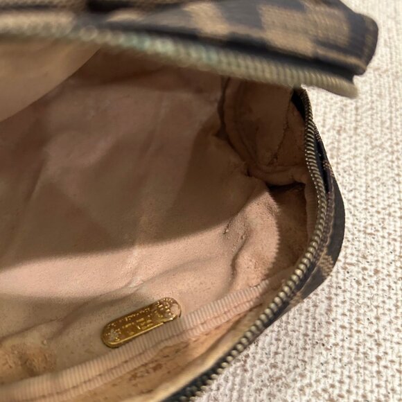 Authentic Fendi FF Vintage Zucca Canvas Mini Bag/Pouch/Cosmetic - Picture 3 of 7